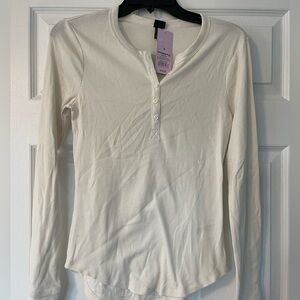 Cream Wild Fable long sleeved shirt